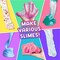 4 LB Huge Glassy Clear Slime Bucket Toy for Kids, FunKidz 64 FL OZ Premade Big Crystal Slime Pack Gift with 29 Sets Add-ins Jumbo Slime Kit for Girls Boys Party Present